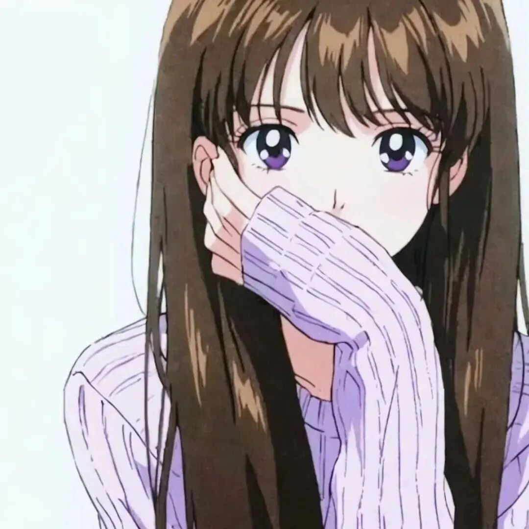古早感动漫头像女