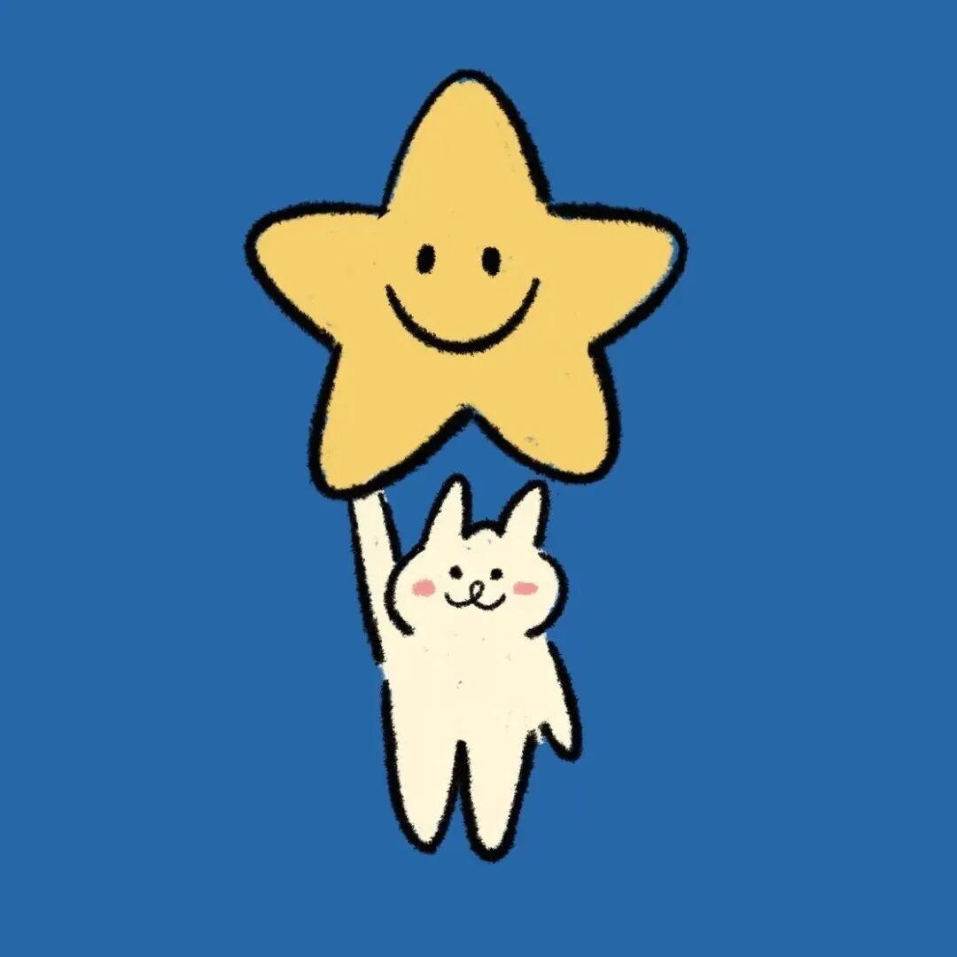 waxinglianren星星月亮卡通情侣头像