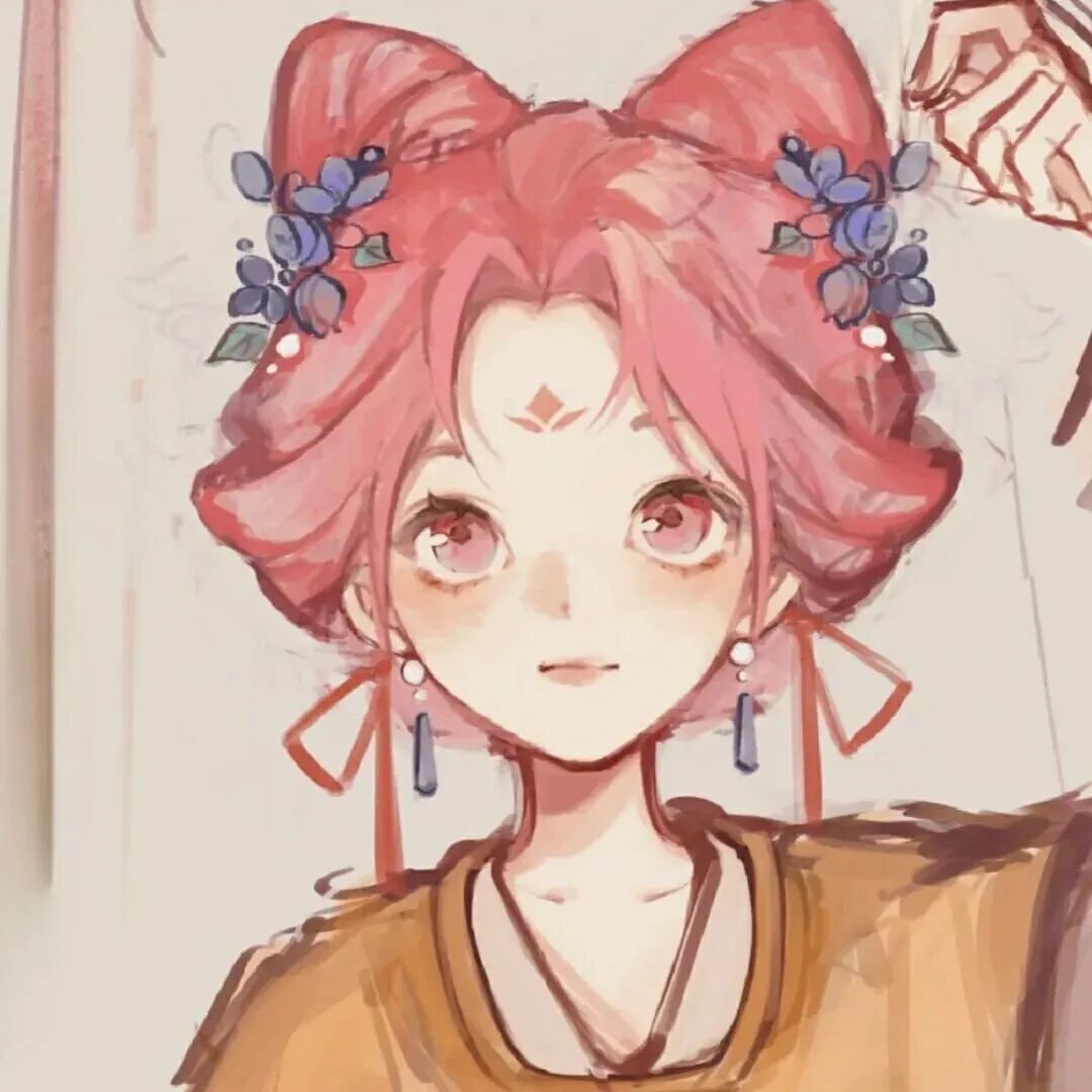 手绘动漫头像女