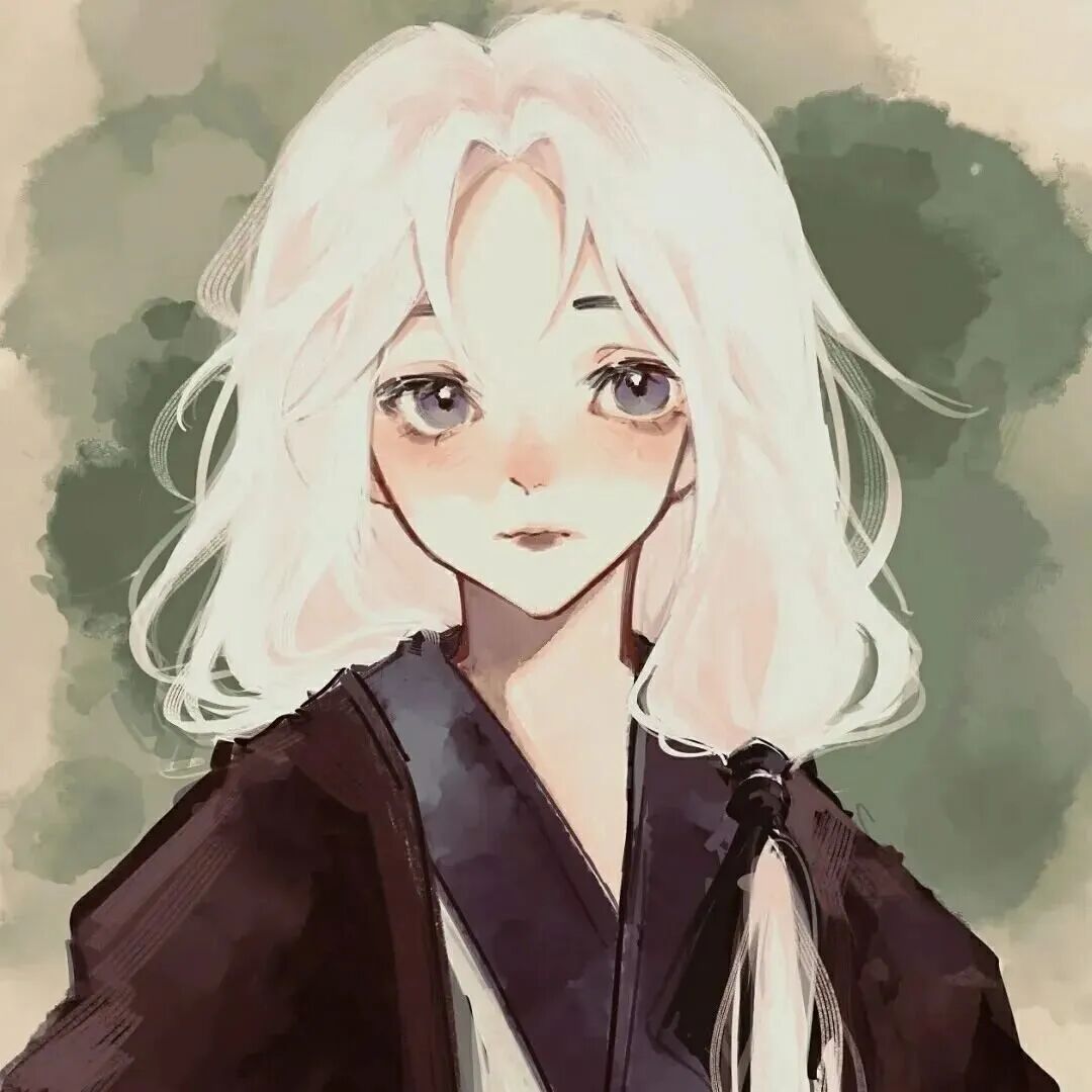 意境手绘动漫头像女