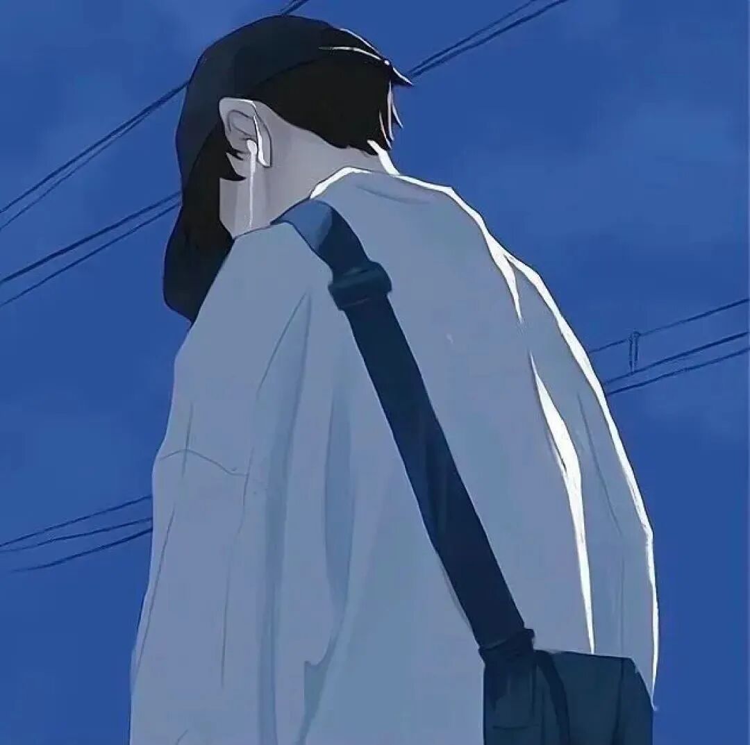 孤独感动漫头像男