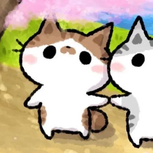 maoktdmlianrenz猫咪卡通动漫情侣头像
