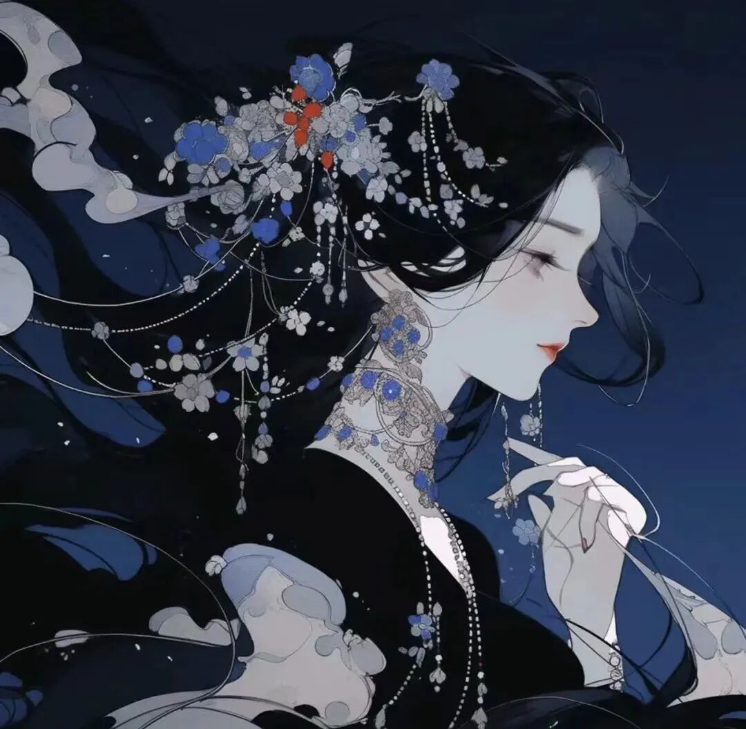 sirenhdlianren四人闺蜜头像动漫闺蜜头像