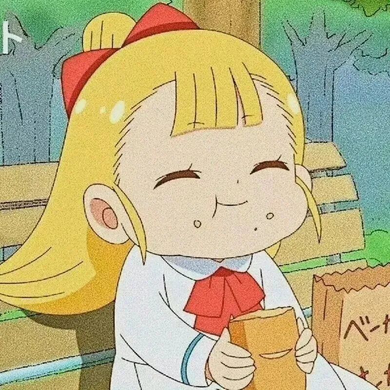 呆萌吃货动漫头像女