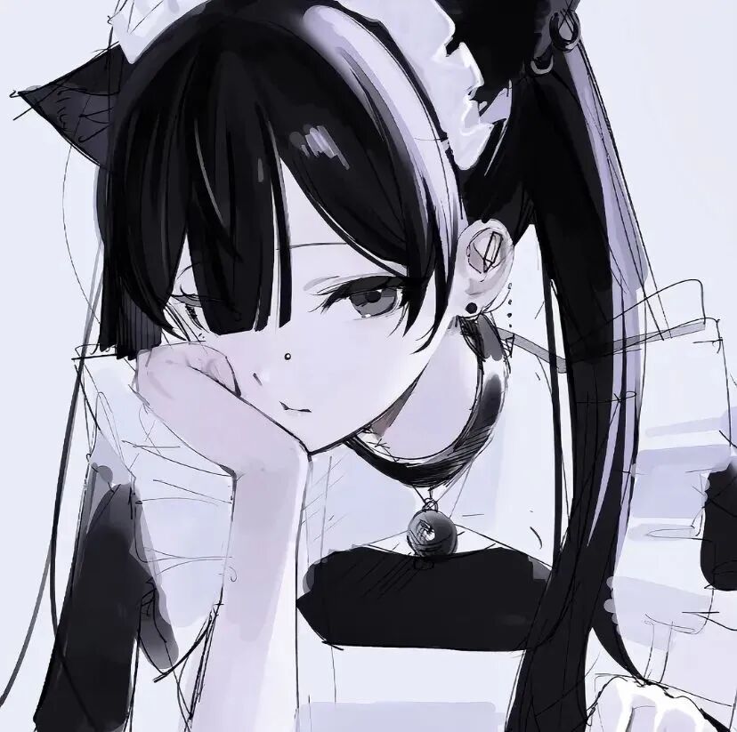 暗黑动漫头像女