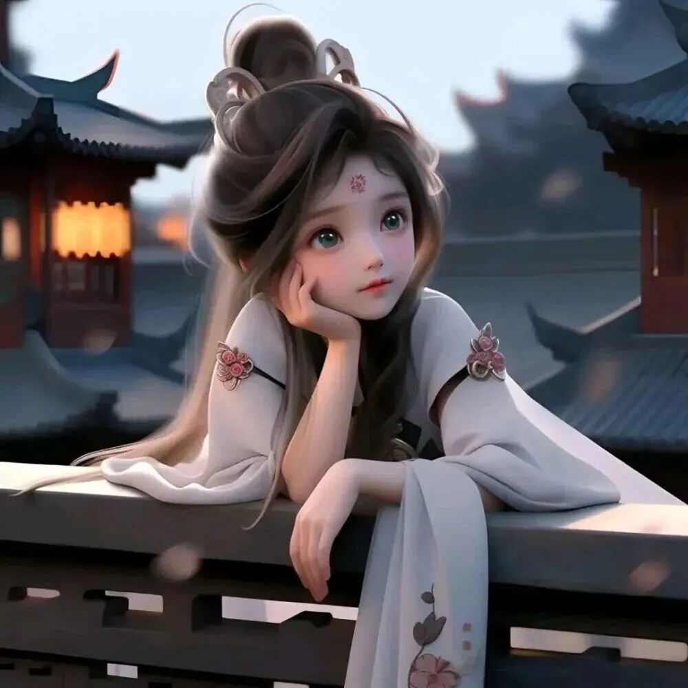 gufeng3dqinglvtou3D立体古风情侣头像