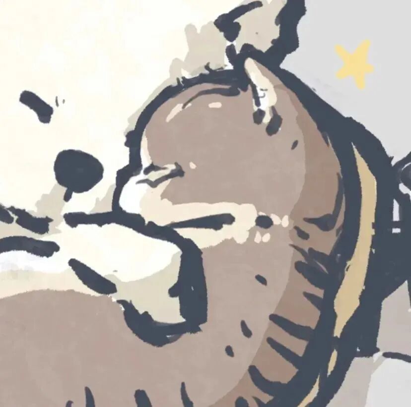zhiyumengouhainuo治愈狗猫萌宠插画情侣头像