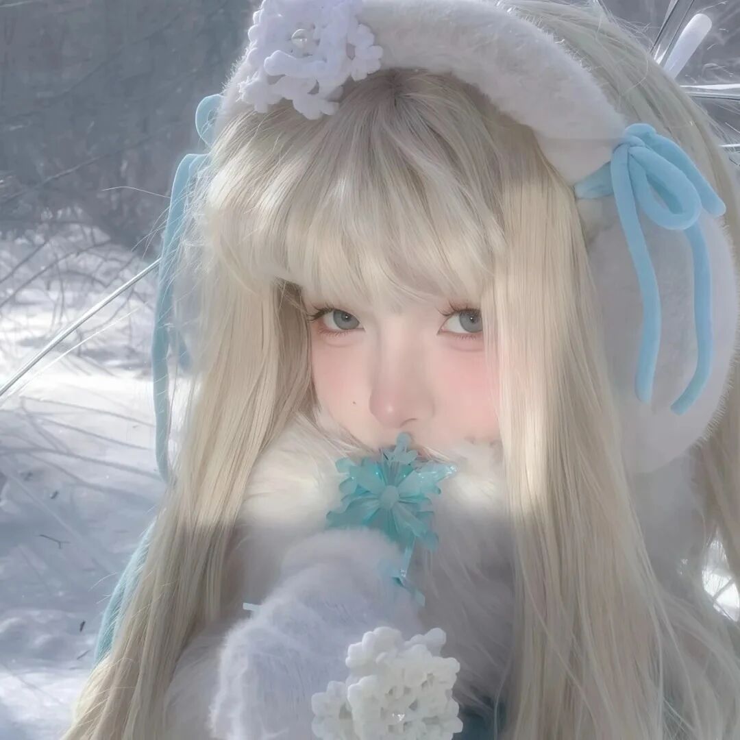 冬天少萝女生头像