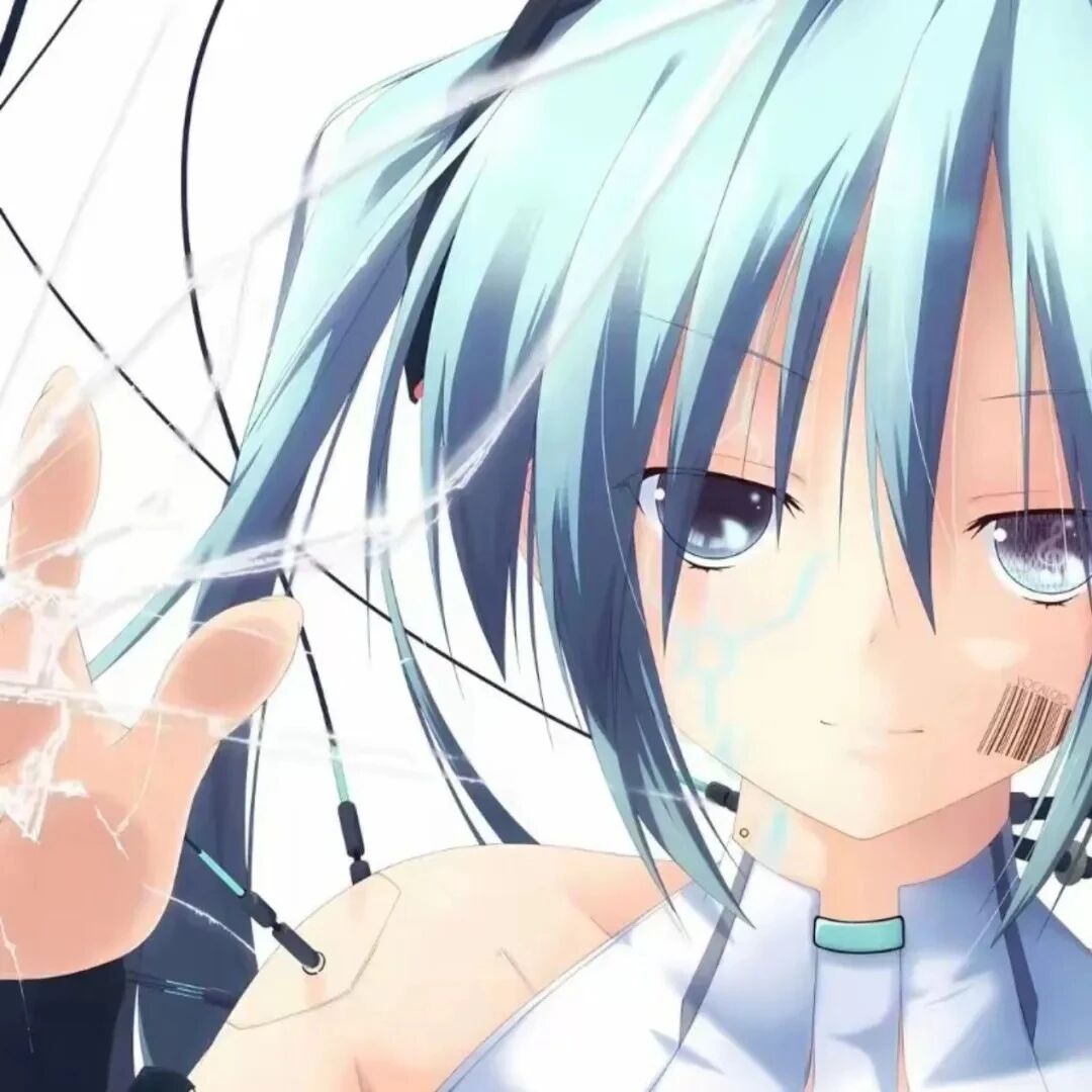 初音未来古早感动漫头像女