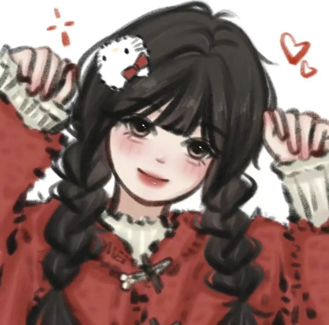 手绘动漫头像女