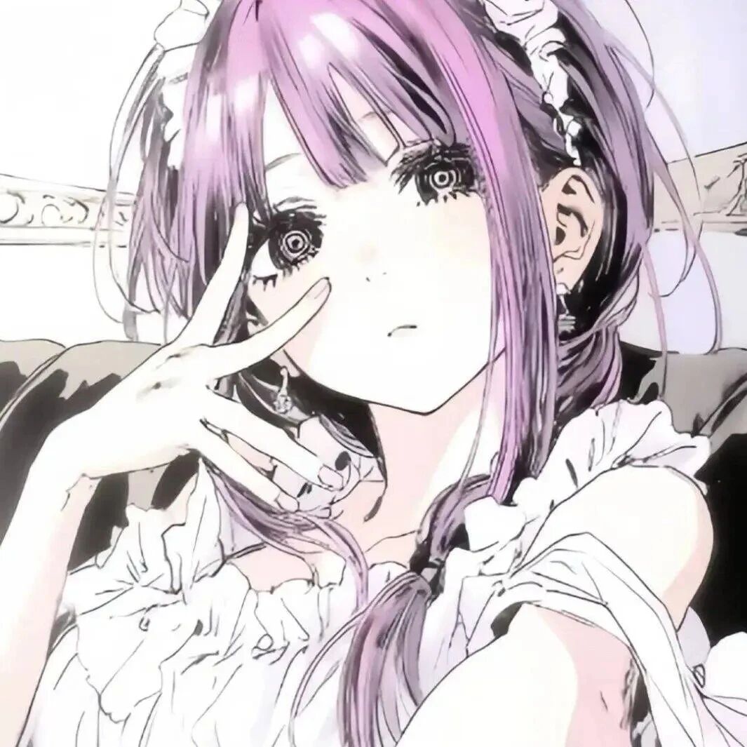 古早感动漫头像女