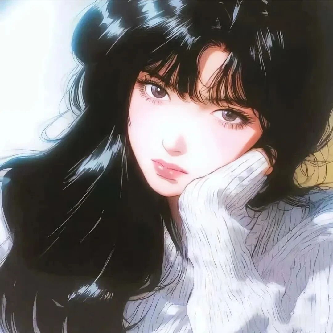 古早感动漫头像女