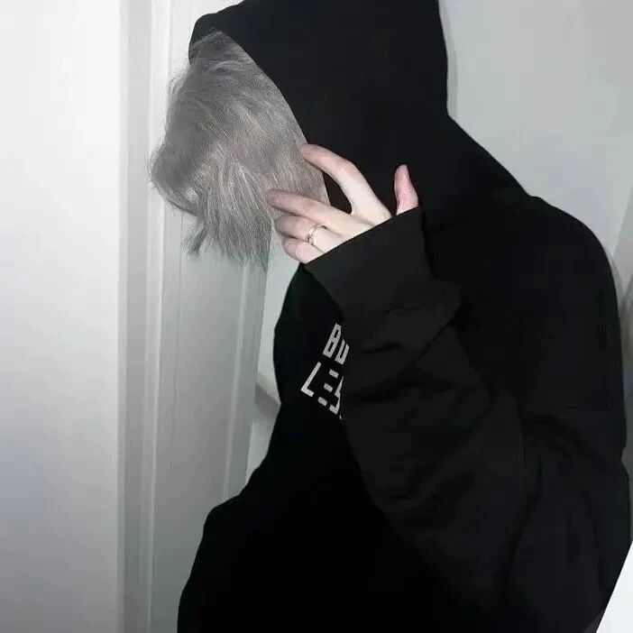 痞帅不露脸男生头像