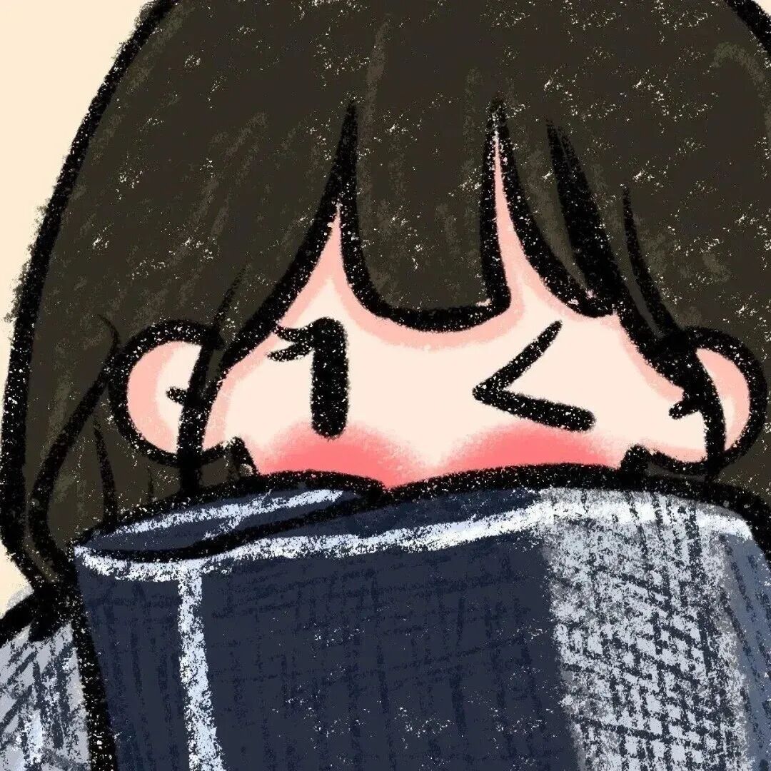 qiutiandejijiezhouyu秋天插画情侣头像
