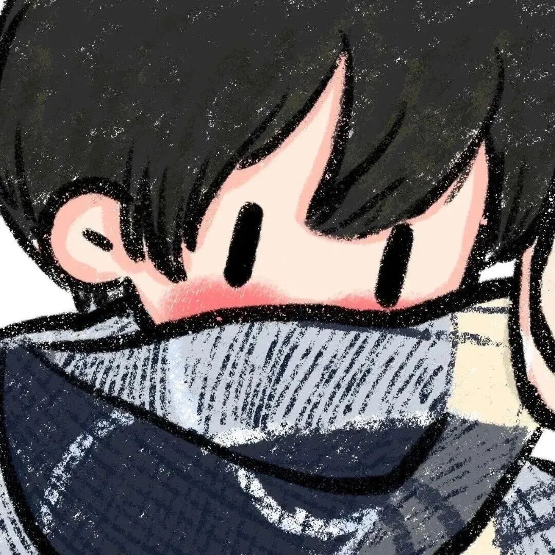 qiutiandejijiezhouyu秋天插画情侣头像