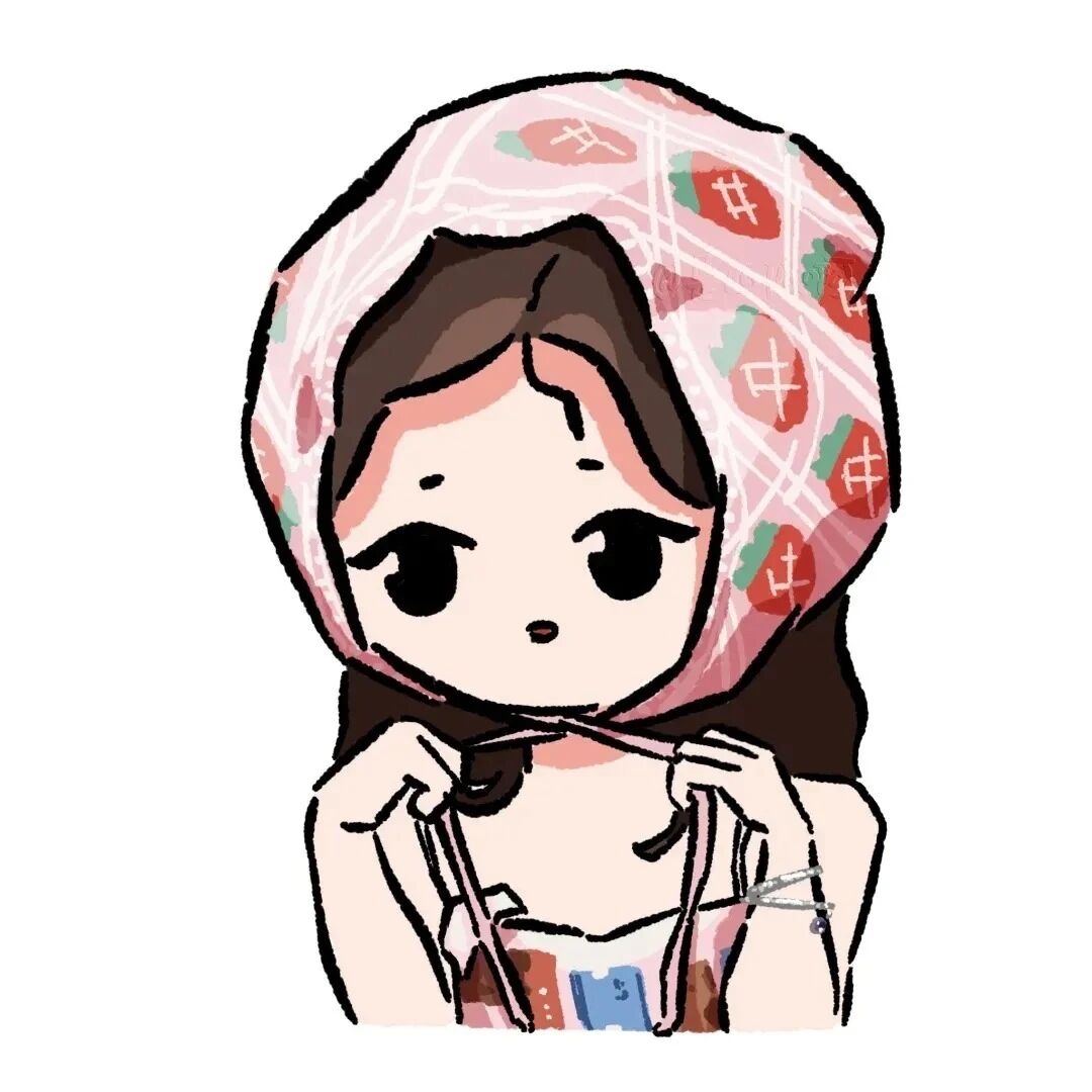 jfgxiaorenbaididuiyou白底四人闺蜜头像卡通闺蜜头像