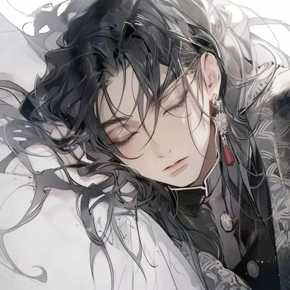 wuxiashuimosecaifaxiao武侠古风情侣头像