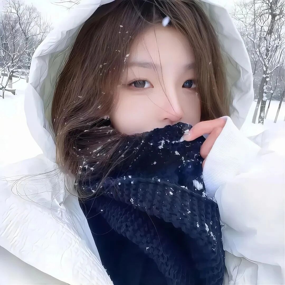 冬天温柔女生头像