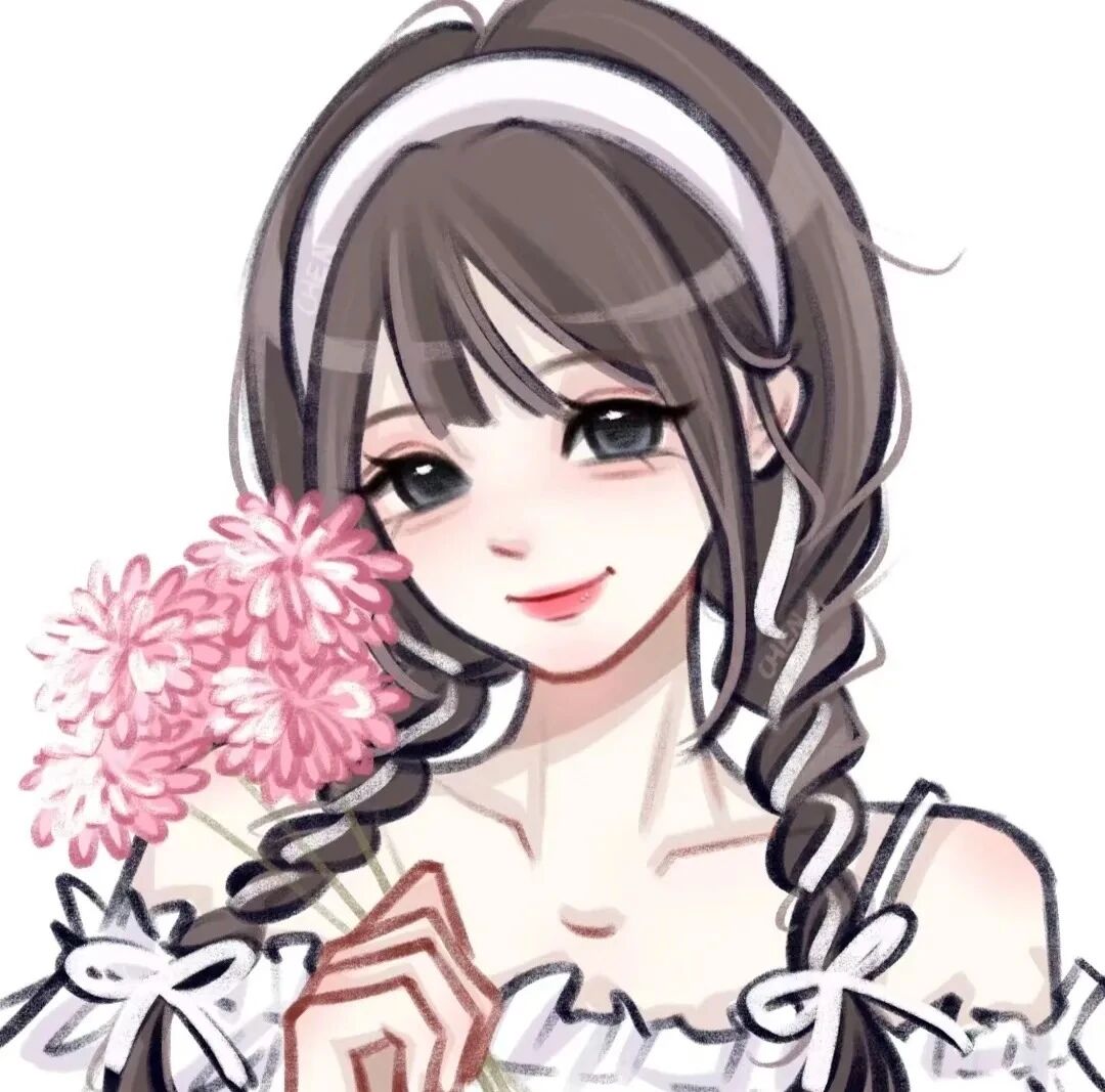 甜妹手绘动漫头像女