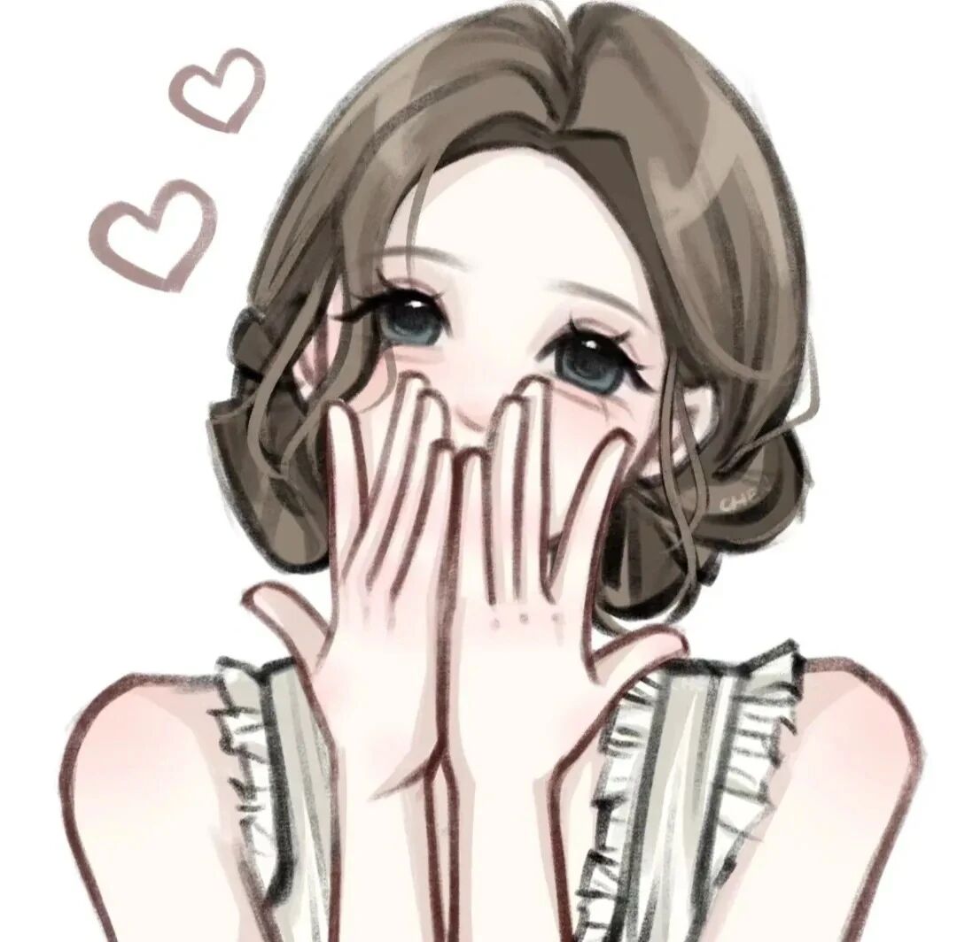 甜妹手绘动漫头像女