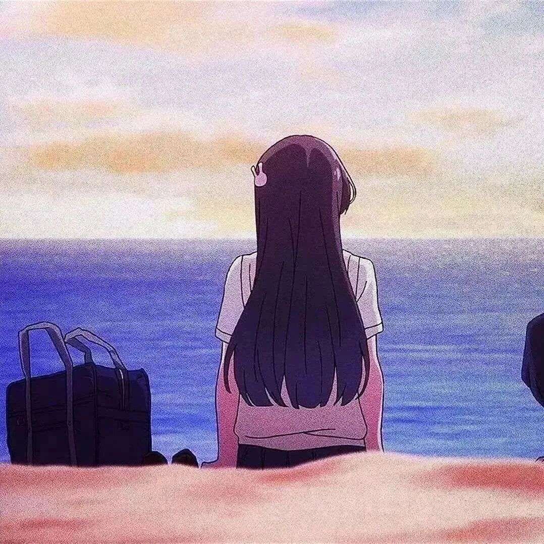 haibianjiaoxingdatui海边动漫情侣头像