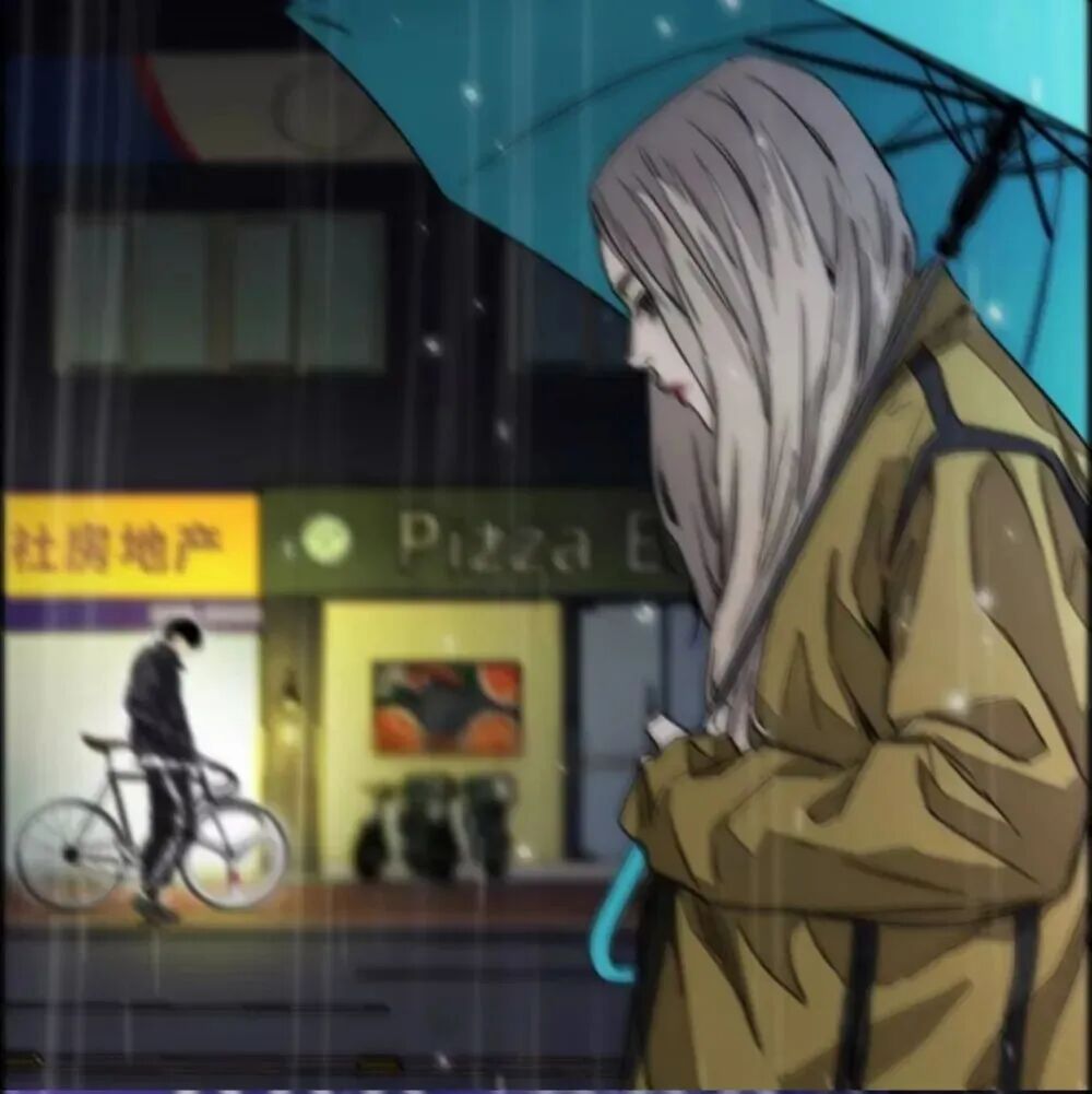 njguxiayushangduoliya伤感下雨故事感动漫情侣头像