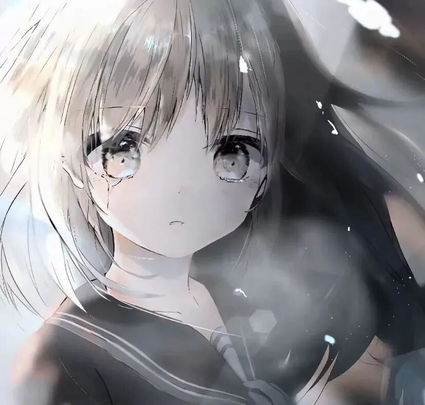 伤感动漫头像女