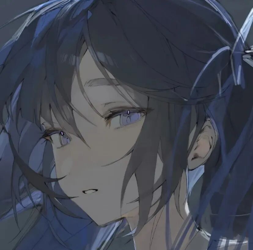 伤感动漫头像女