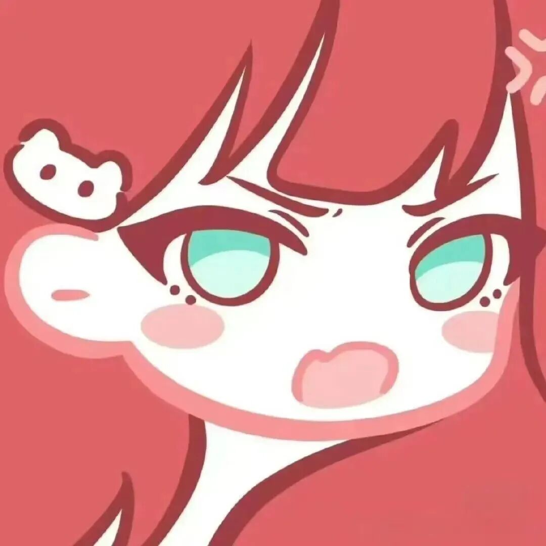jufgnouyixingebxialuote可爱二人闺蜜头像插画闺蜜头像