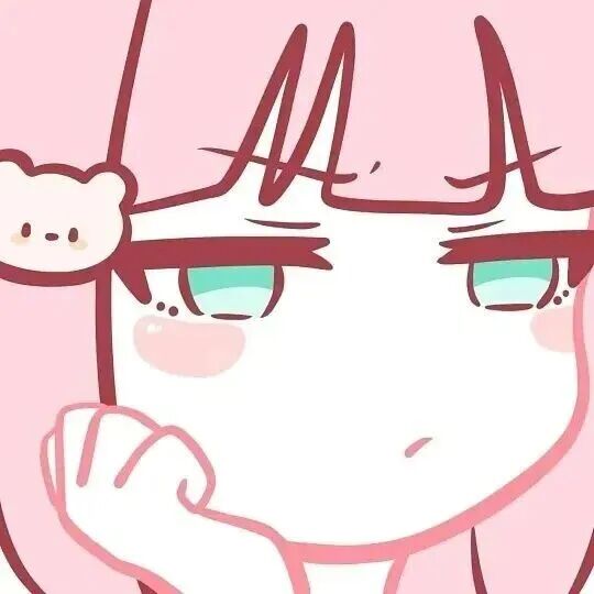 cjhgchhuyangxialuote可爱二人闺蜜头像插画闺蜜头像