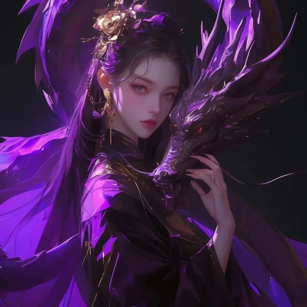 anheiliesoufnglfaxiao暗黑动漫情侣头像