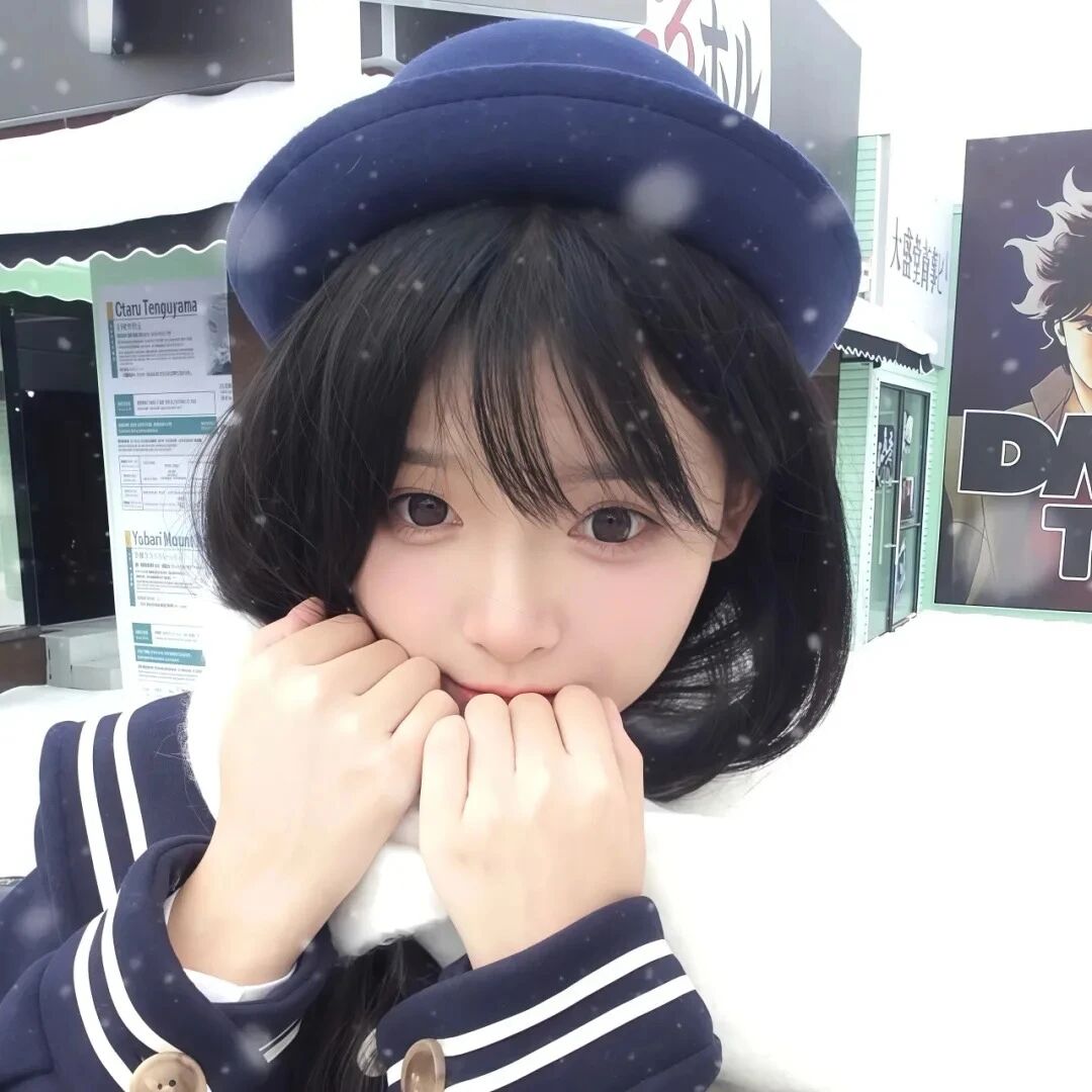 冬天jk制服甜妹女生头像
