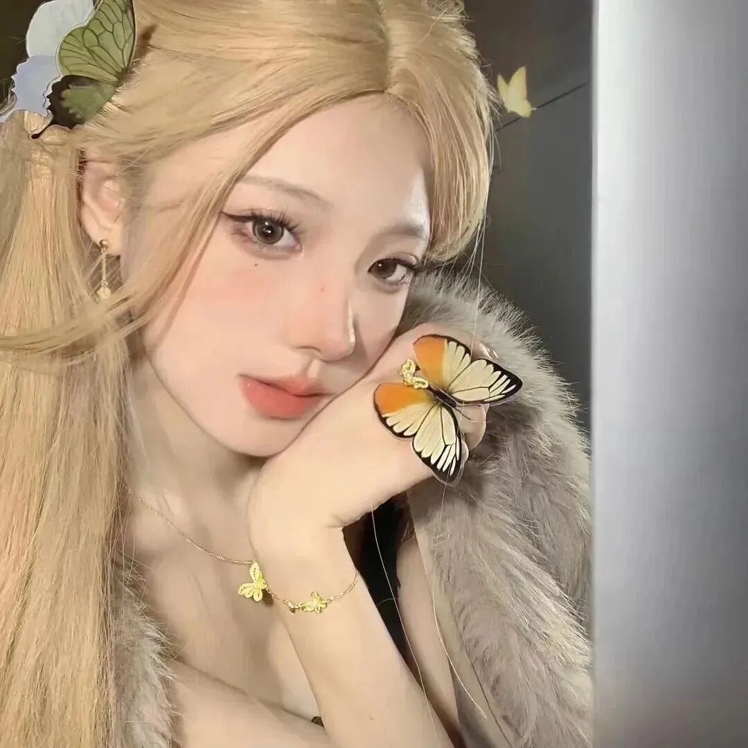 蝴蝶甜妹女生头像