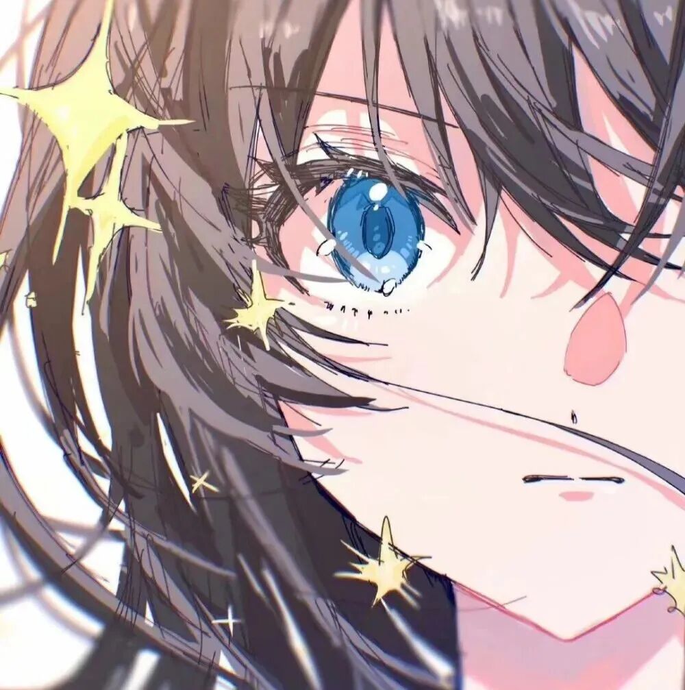 星星动漫头像女