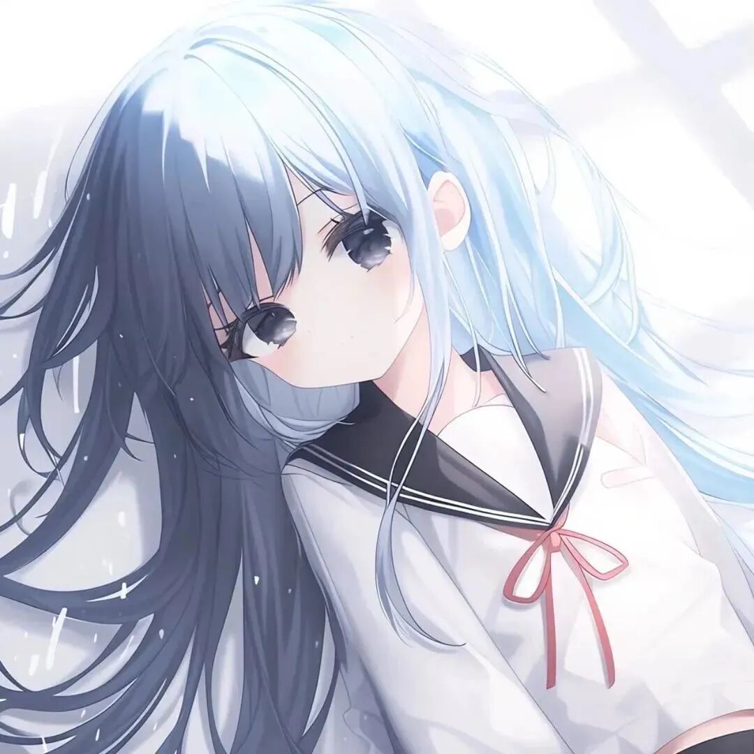 学院风动漫头像女