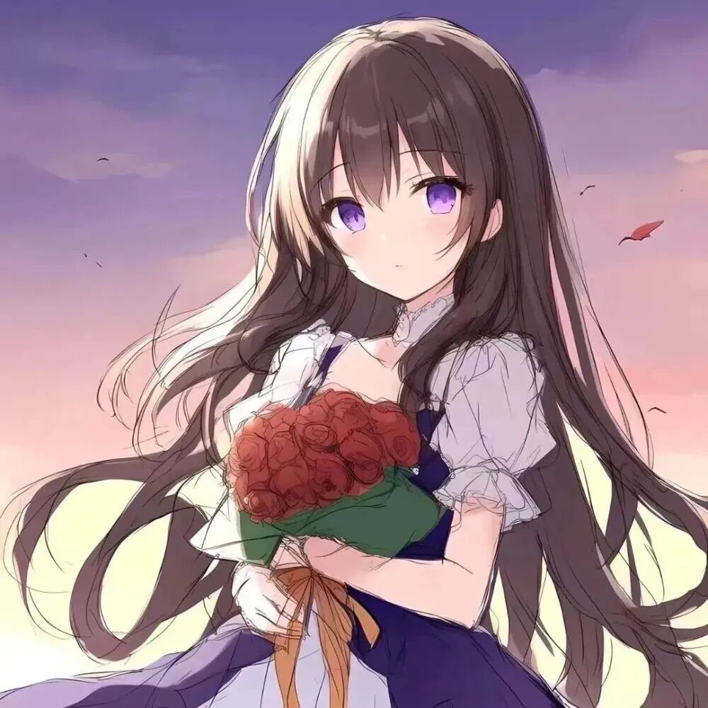 xyhuadmvcoeraihe鲜花动漫情侣头像