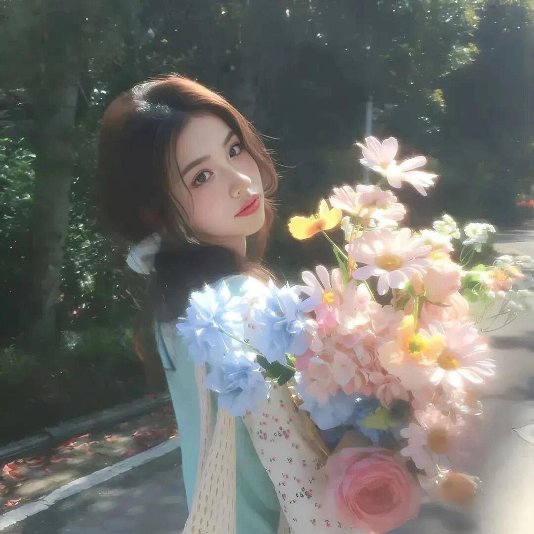 小清新鲜花女生头像