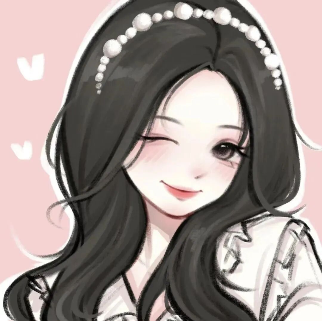手绘动漫头像女