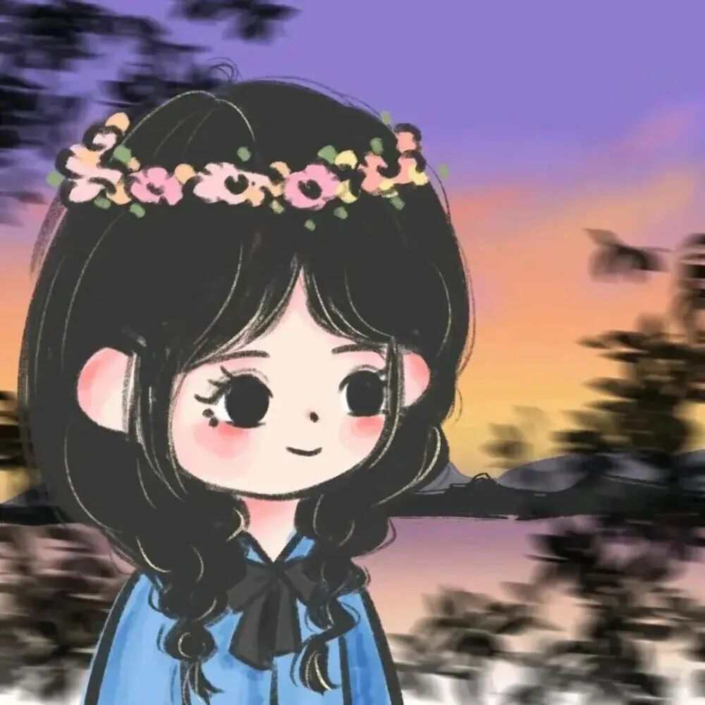 shuinazhehualove手绘情侣头像