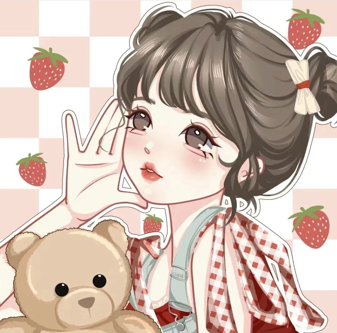 手绘动漫头像女