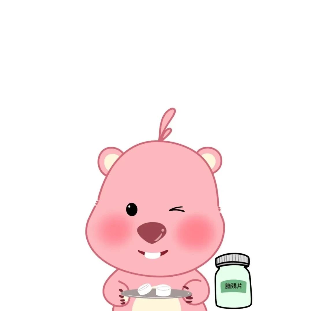 白底可爱Loopy露比卡通头像