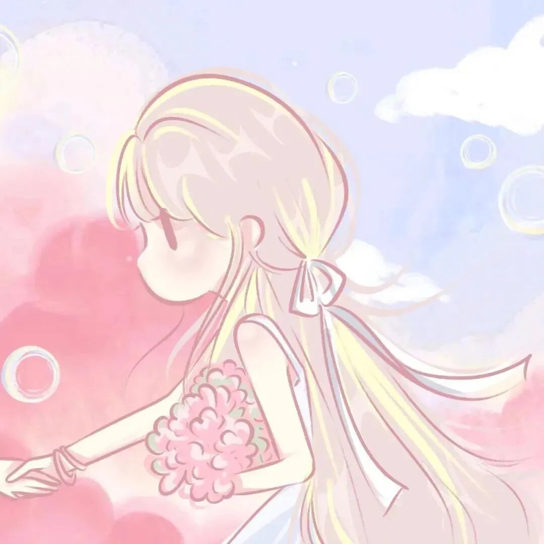 qiansoulaznguqduiyou二人闺蜜头像插画闺蜜头像