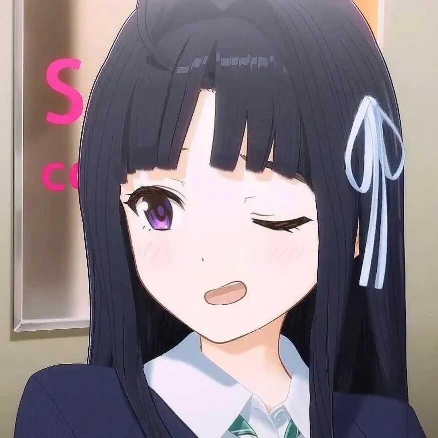 学院风动漫头像女