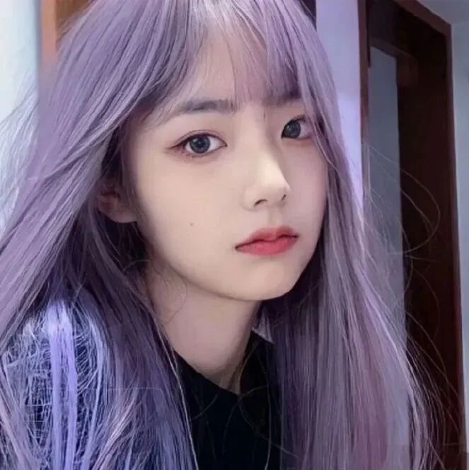 紫色系小众女生头像