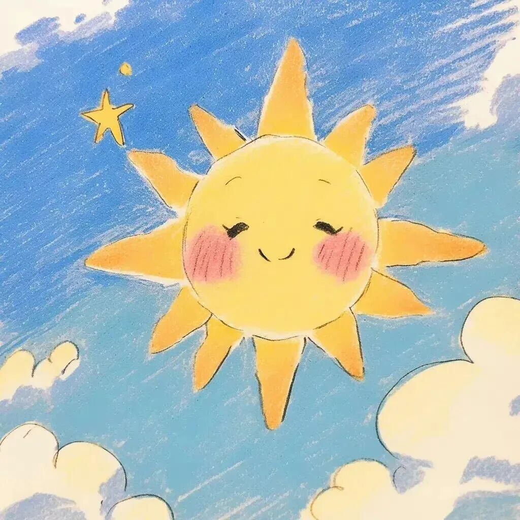 可爱太阳卡通头像