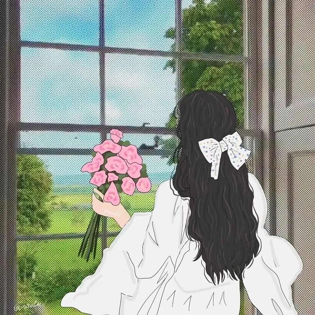 xhyshcfvbiolaopo鲜花手绘情侣头像