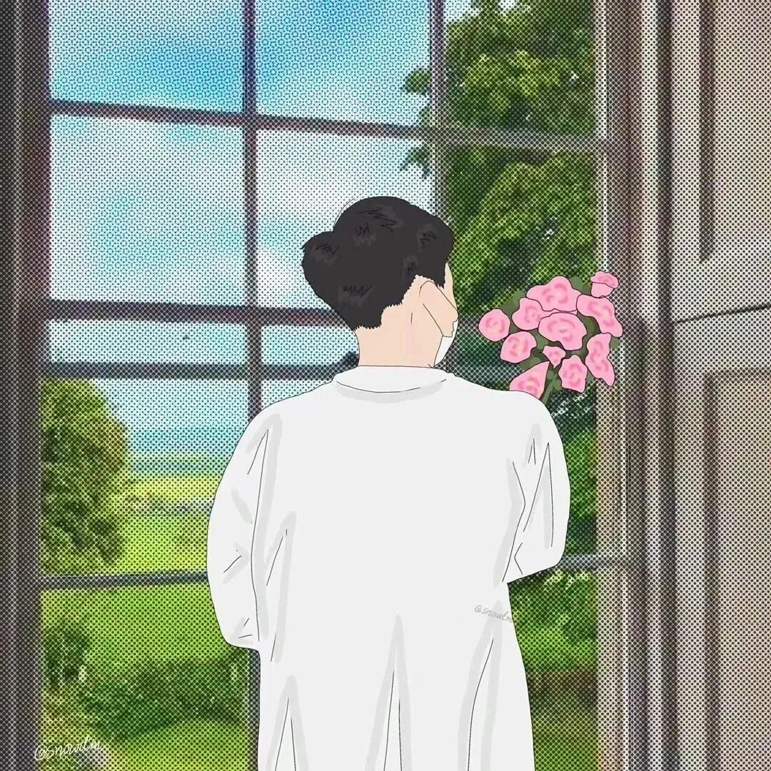 xhyshcfvbiolaopo鲜花手绘情侣头像