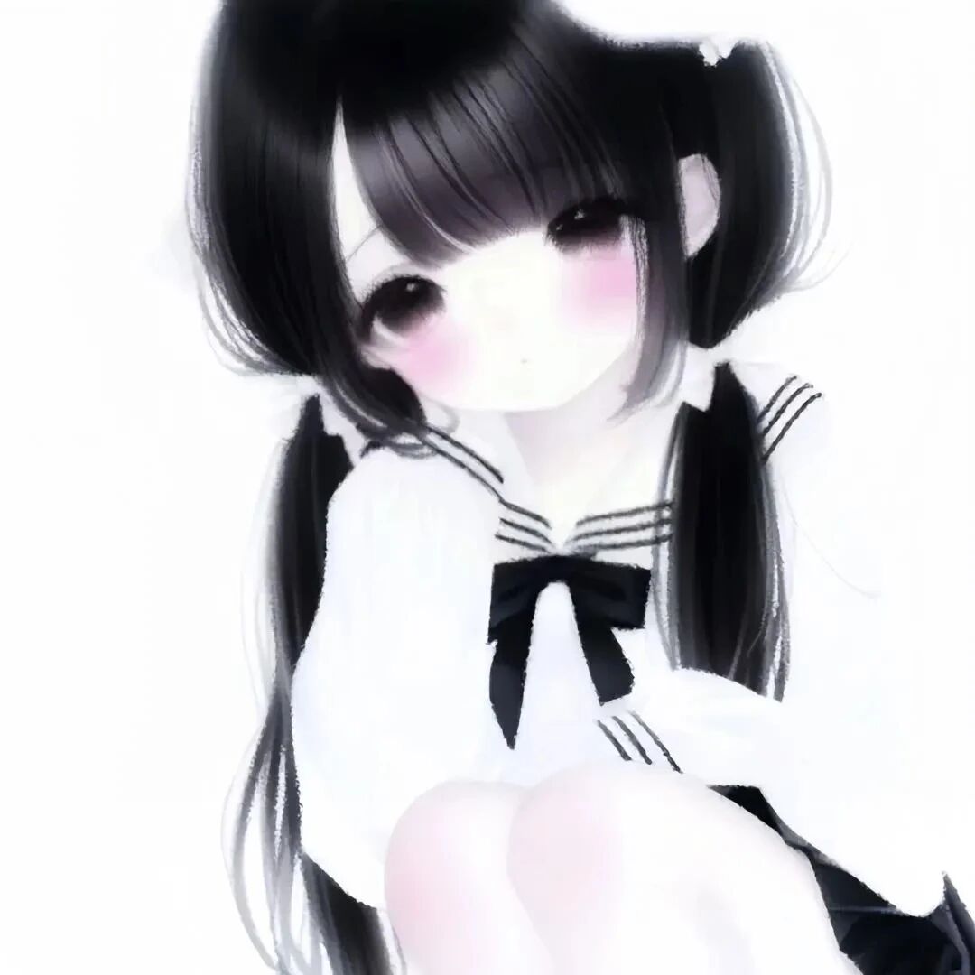 坐着少萝动漫头像女