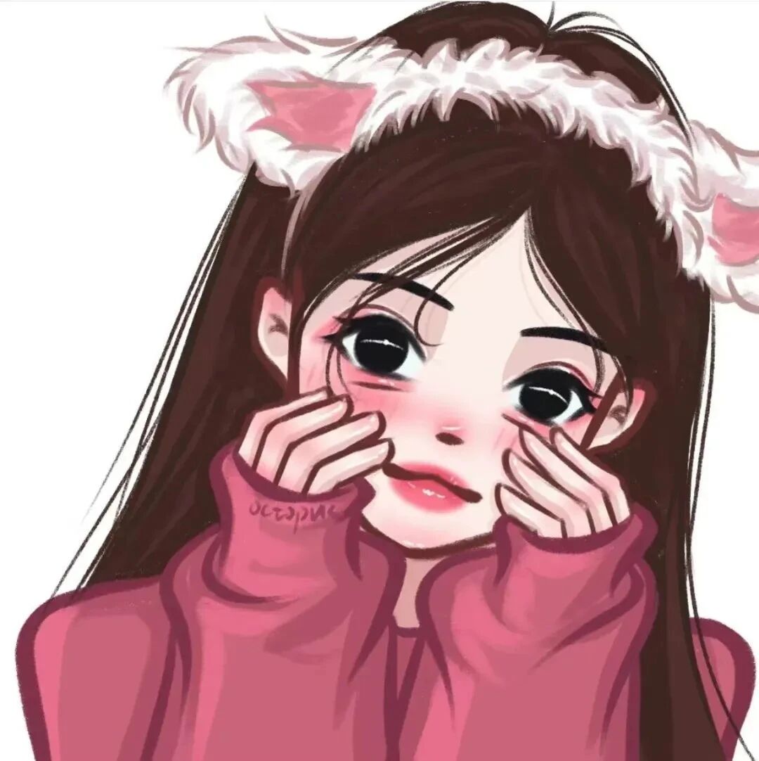 手绘动漫头像女