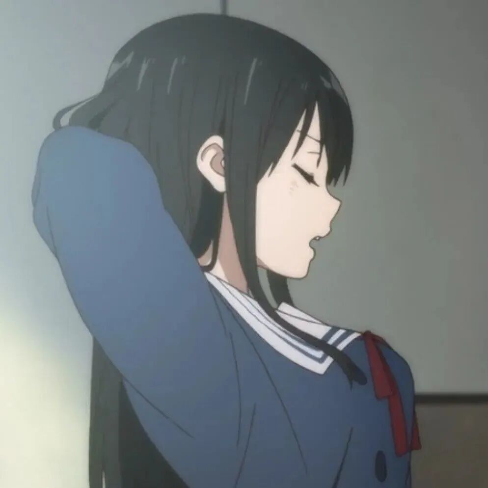 学院风动漫头像女